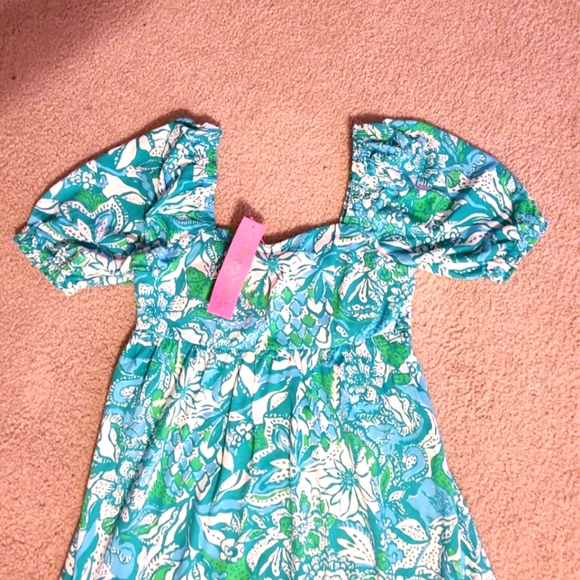 LILY PULITZER DELANEY SHORT SLEEVE DRESS - Picture 3 of 7